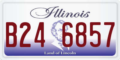 IL license plate B246857