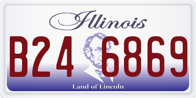 IL license plate B246869