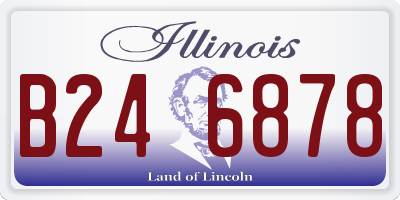 IL license plate B246878