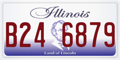 IL license plate B246879