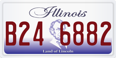IL license plate B246882