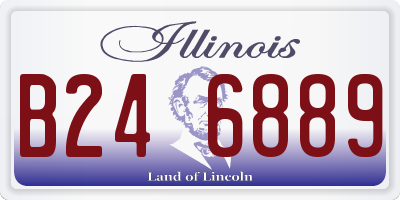 IL license plate B246889