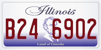 IL license plate B246902