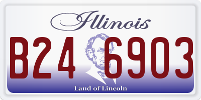IL license plate B246903