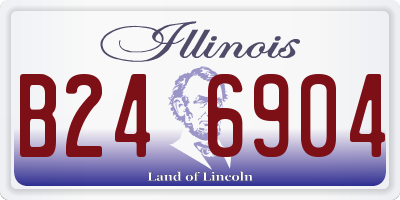 IL license plate B246904