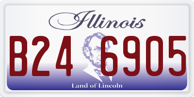 IL license plate B246905
