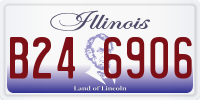 IL license plate B246906