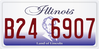 IL license plate B246907