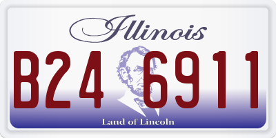 IL license plate B246911