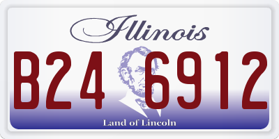 IL license plate B246912