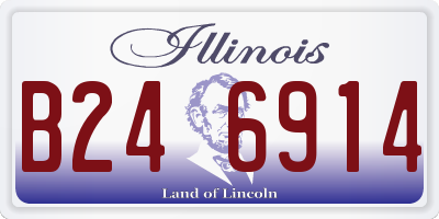 IL license plate B246914