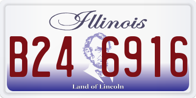 IL license plate B246916