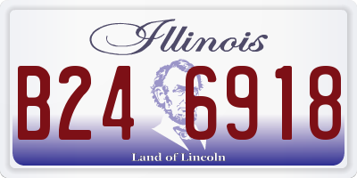 IL license plate B246918