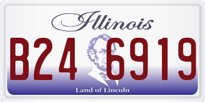 IL license plate B246919