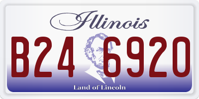 IL license plate B246920