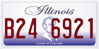 IL license plate B246921