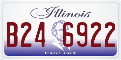 IL license plate B246922