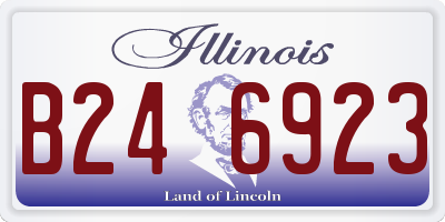 IL license plate B246923