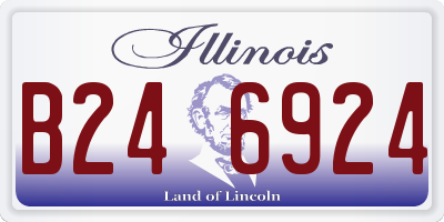 IL license plate B246924