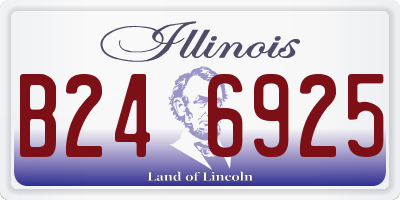 IL license plate B246925