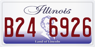 IL license plate B246926