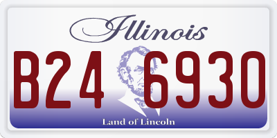 IL license plate B246930
