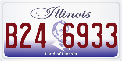 IL license plate B246933