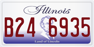 IL license plate B246935