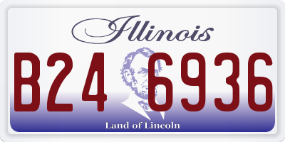 IL license plate B246936