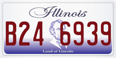 IL license plate B246939