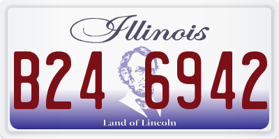 IL license plate B246942