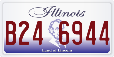 IL license plate B246944