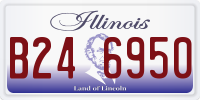 IL license plate B246950