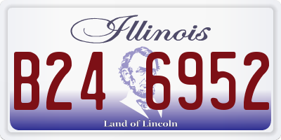 IL license plate B246952