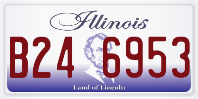 IL license plate B246953