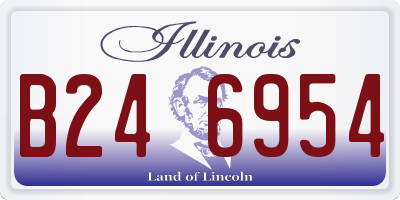 IL license plate B246954