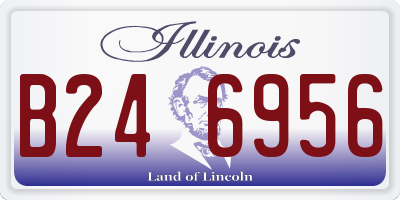 IL license plate B246956