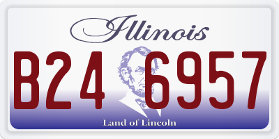 IL license plate B246957