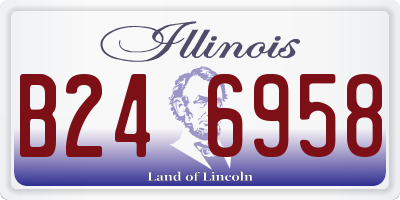 IL license plate B246958
