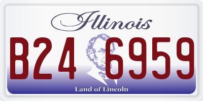 IL license plate B246959