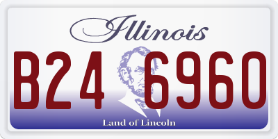 IL license plate B246960