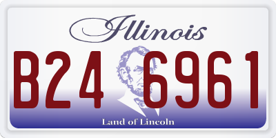 IL license plate B246961
