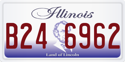 IL license plate B246962