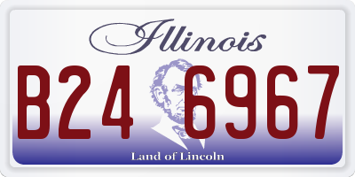 IL license plate B246967