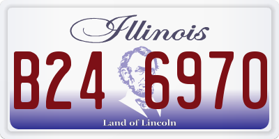 IL license plate B246970