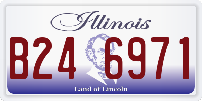 IL license plate B246971