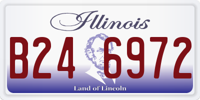 IL license plate B246972