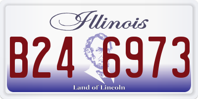 IL license plate B246973