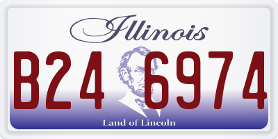 IL license plate B246974