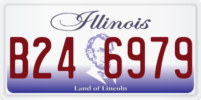 IL license plate B246979